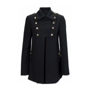 French Connection military arnas navy coat size 6